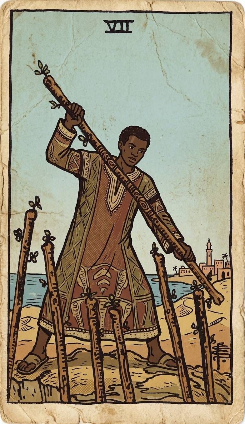 Seven of Wands