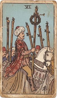 Sechs der Stäbe